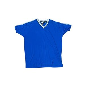 Blue Jersey Ringer Style T-Shirt